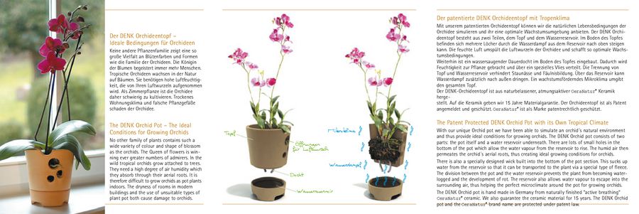 Orchideentopf Von Denk Keramische Werkstatten Kg