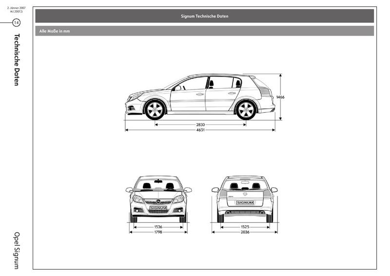 Seite 13 Von Opel Signum Preise 2007