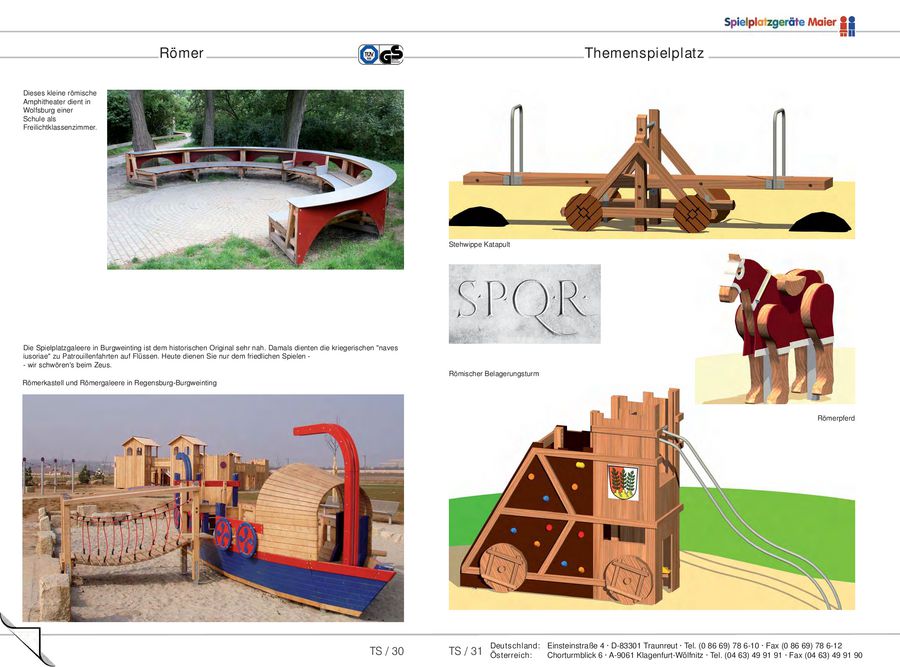 Themenspielplatz Romer 2010 Von Spielplatzgerate Maier