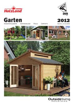 Gartenkataloge mit Gartenhäusern und Gewächshäusern