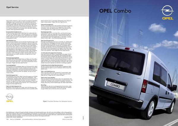 2006 Opel Combo. Seite 1 von Opel Combo